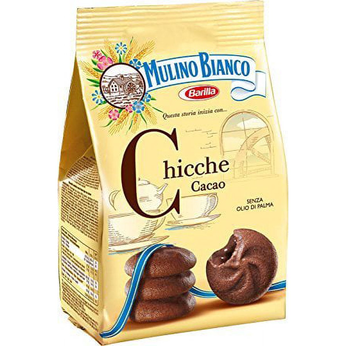 미국직구 3x Mulino Bianco 과자 200g 2팩 / 3x | Mulino Bianco: "Chicche" Shortcake Filled With Coc 3