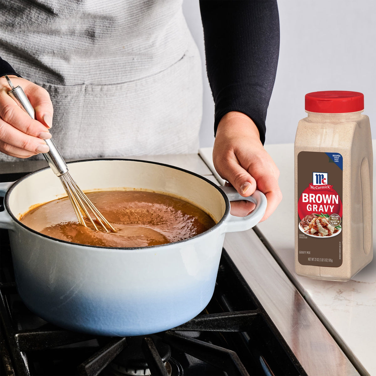 미국직구 맥코믹 Brown Gravy Seasoning Mix Bottle, 21.0 oz Bottle