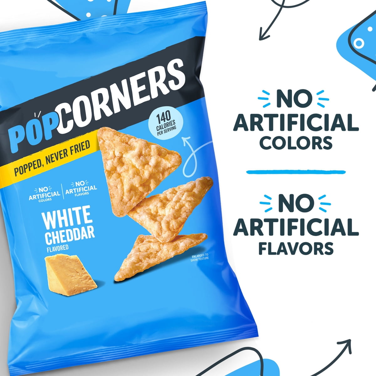 미국직구 PopCorners 510g / PopCorners White Cheddar Popped-Corn Snack, 510g 4