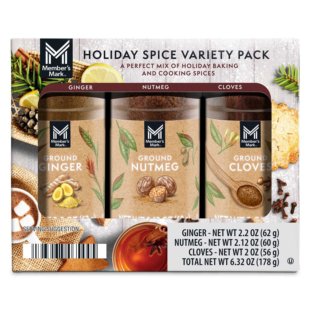 미국직구 Member s Mark 907g / Member s Mark Holiday Baking Cooking Spices Variety Pack 6 907g  1