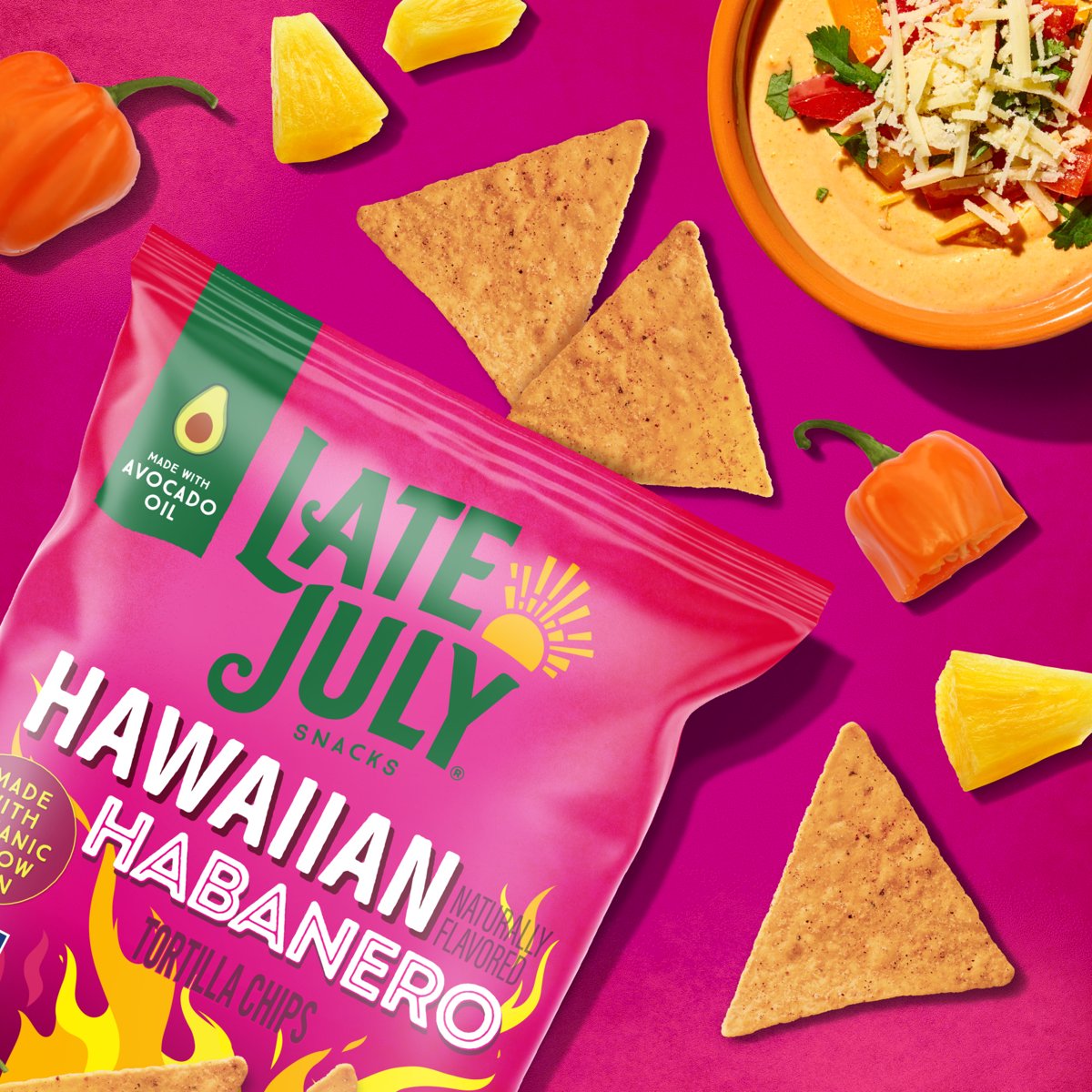 미국직구 LATE JULY Snacks 170g / LATE JULY Snacks Hawaiian Habanero Tortilla Chips, 170g Bag 3