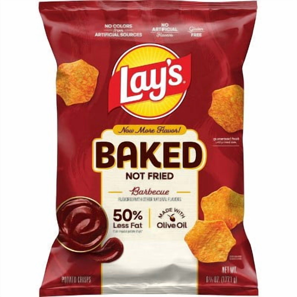 미국직구 Lay's Oven Baked 177g 10934 / Lay's Oven Baked Barbecue Flavored Potato Chips - 177g 3