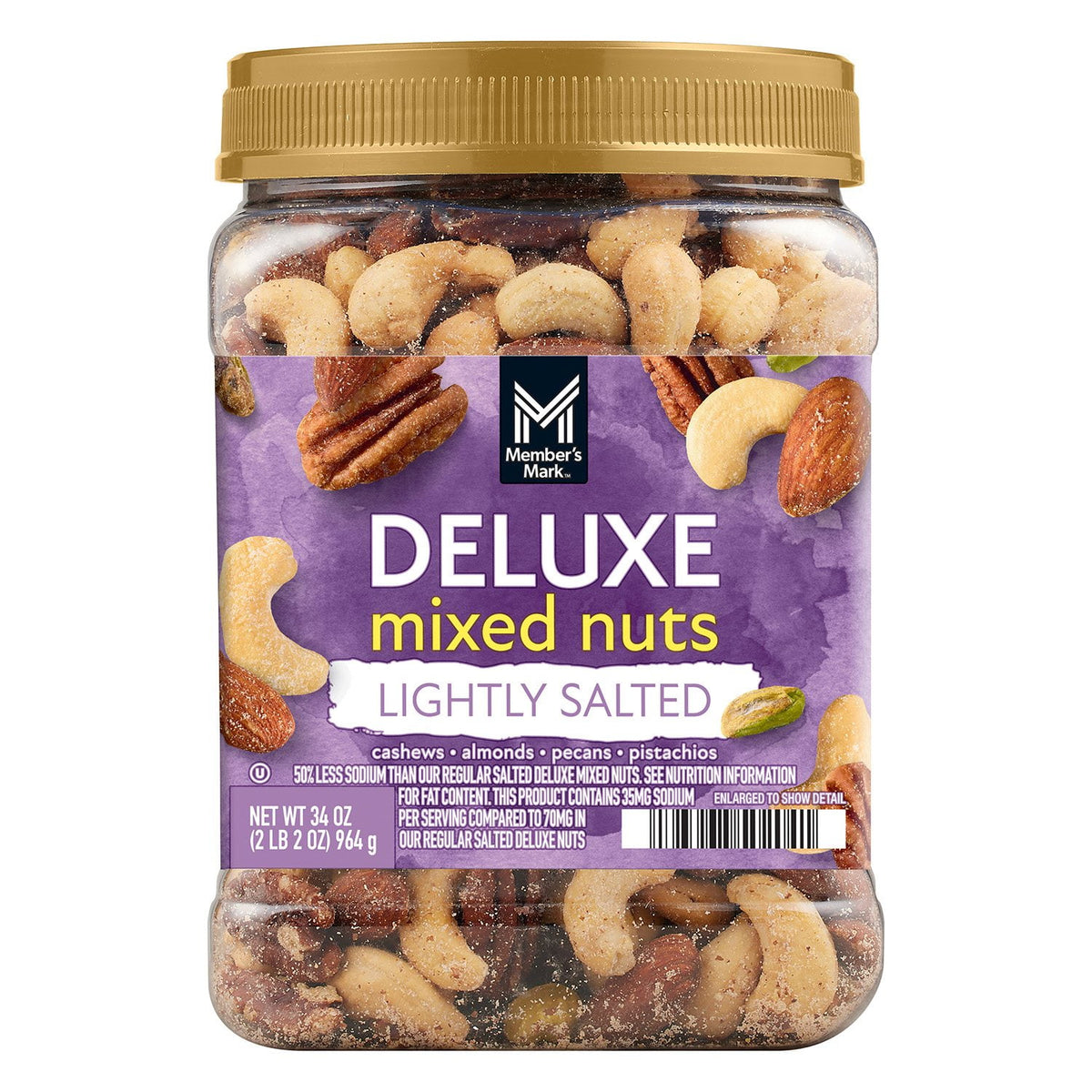 미국직구 멤버스마크 견과 964g / Member's Mark Lightly Salted Deluxe Mixed Nuts, 964g 1