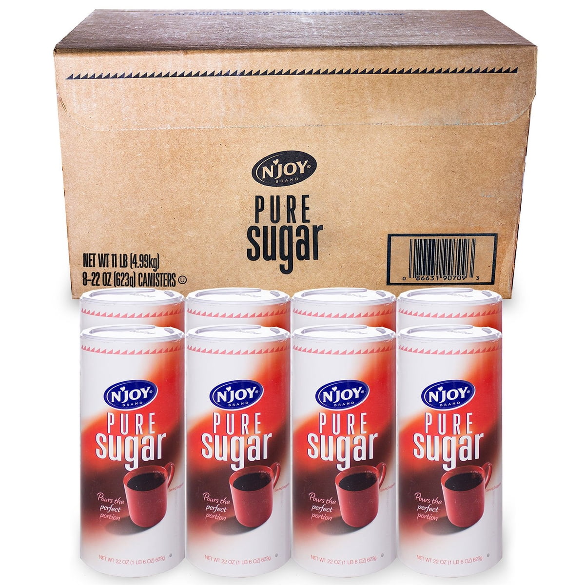 미국직구 N'Joy Pure Sugar 624g 8팩 / N'Joy Pure Sugar Canisters, 624g, 8 ct. 2