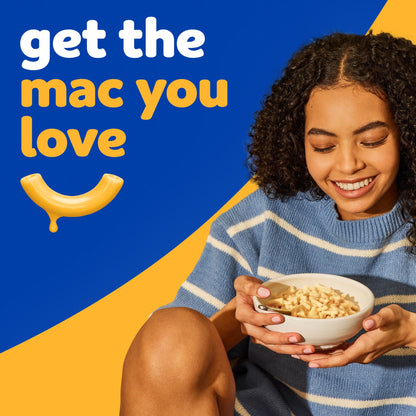 미국직구 Kraft PowerMac Mac and Cheese, 1 Box, for Protein Easy Dinners or Dinner Sides, White Cheddar Flavor, 17g Protein and 6g Fiber per Serving, No Artific