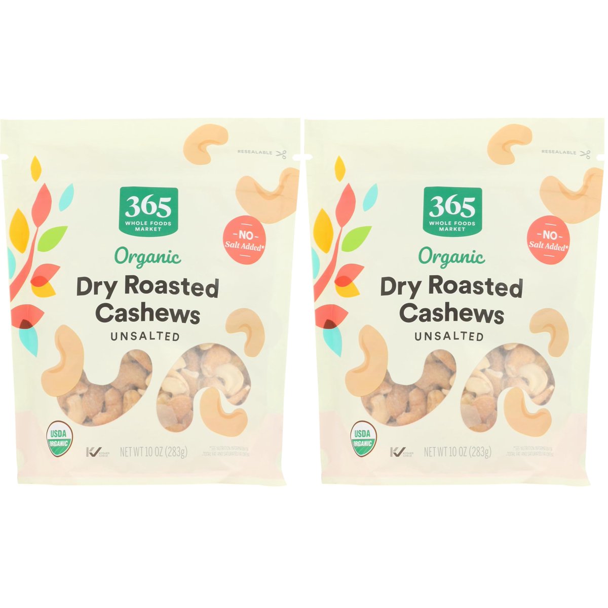 미국직구 3 Pack 365 견과 283g 3팩 / 3 Pack | 365 by Whole Foods Market Dry Roasted and Unsalted C 4