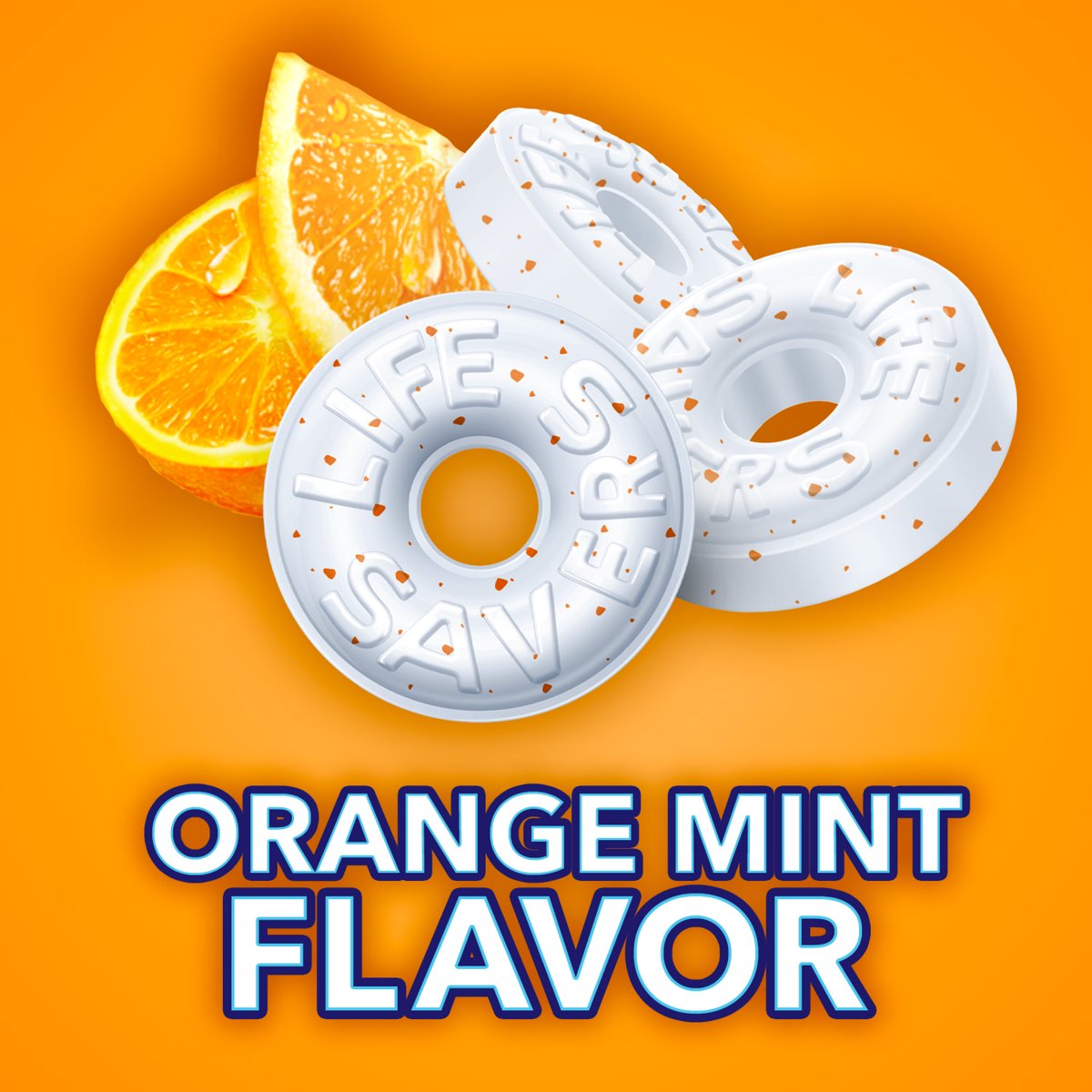 미국직구 Life Savers Orange 캔디 369g 2팩 / Life Savers Orange Breath Mint Hard Candy, Sharing Si 3