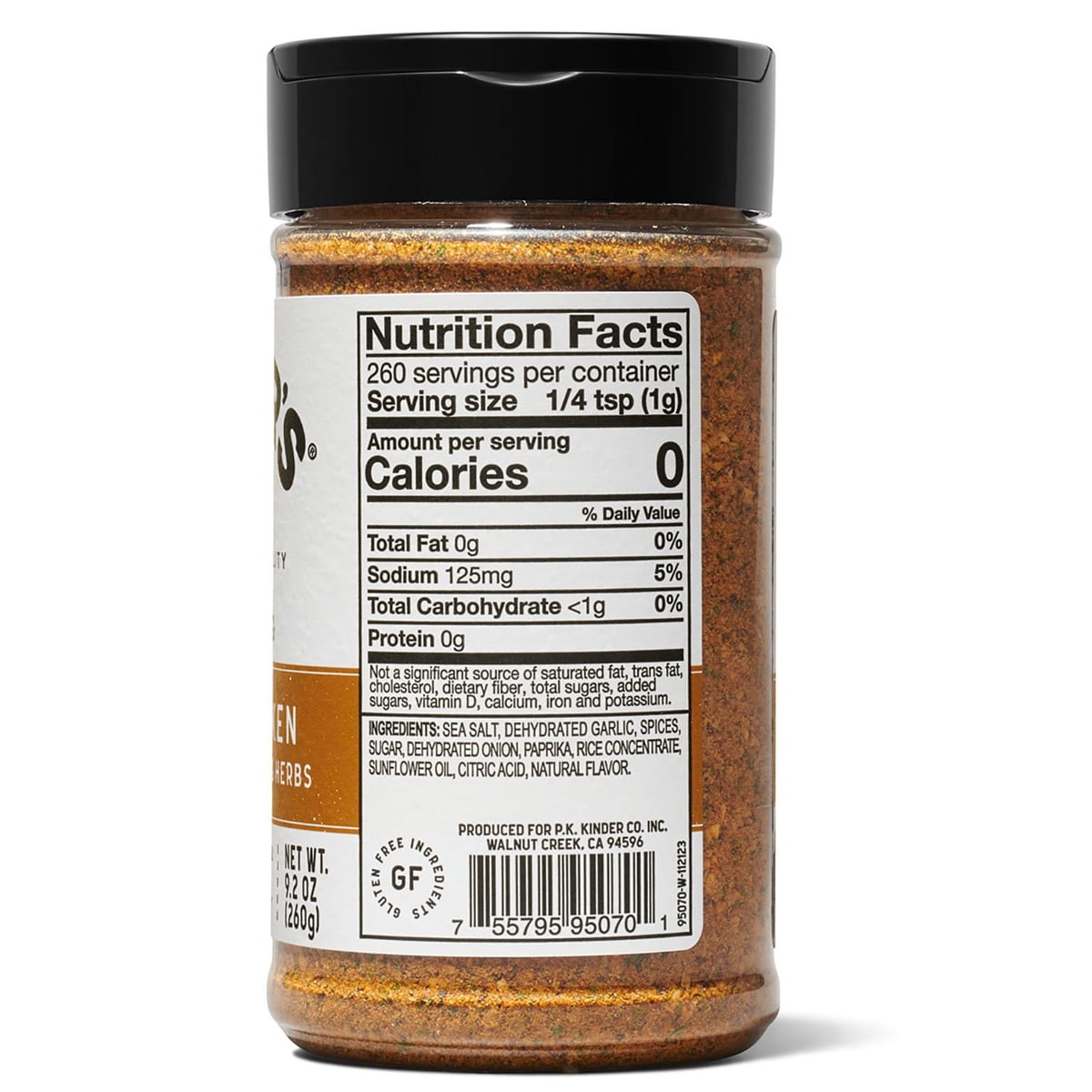 미국직구 Kinder's Grilled Chicken 261g / Kinder's Grilled Chicken Seasoning 261g 2
