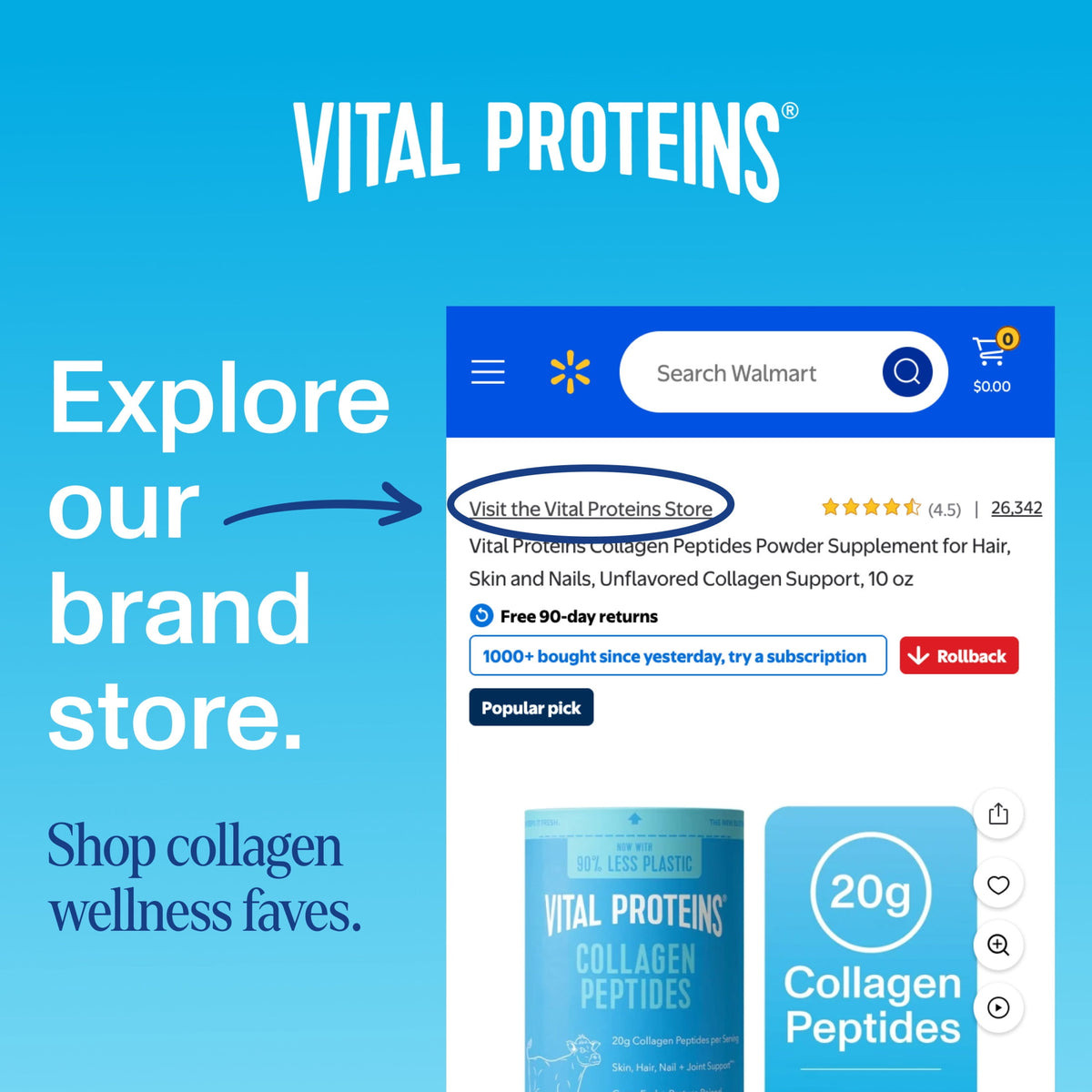 미국직구 Vital Proteins Grass-Fed 콜라겐 312g / Vital Proteins Grass-Fed Collagen Peptides Powder 4
