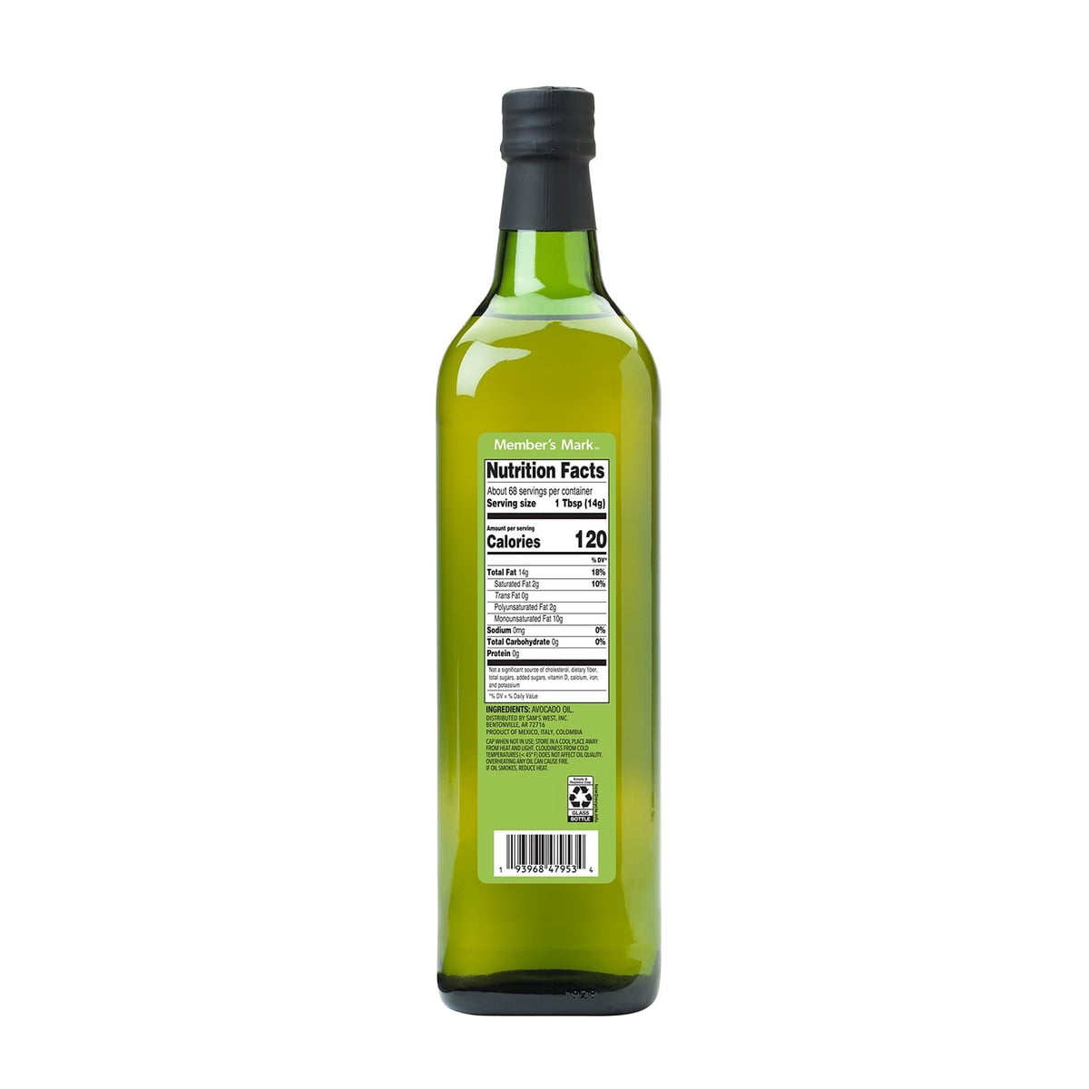 미국직구 멤버스마크 1.0L / Member's Mark Avocado Oil Glass Bottle, 1.0L 2