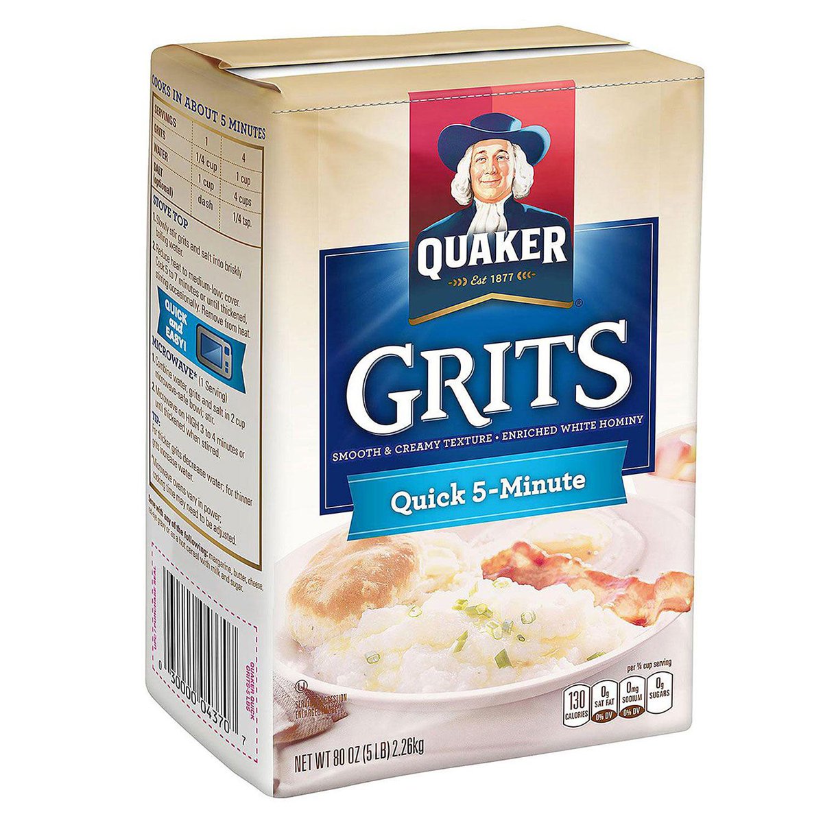 미국직구 Quaker Quick 5-Minute / Quaker Quick 5-Minute Grits 5 lb., 3 pk. 5