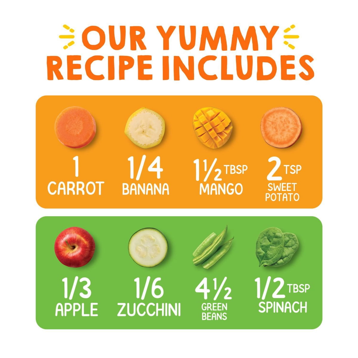 미국직구 HappyTOT Organics Love 120g 12팩 / HappyTOT Organics Love My Veggies, Variety Pack, St 2