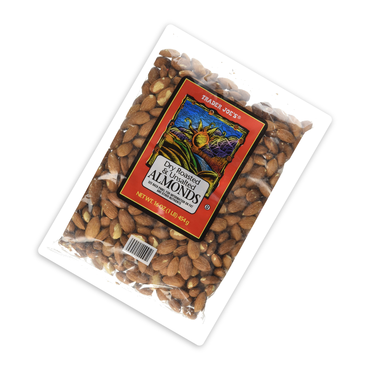 미국직구 트레이더조 견과 454g 3팩 / 3 Pack | Trader Joe's Dry Roasted and Unsalted Almonds, 1 Bag, 454 3
