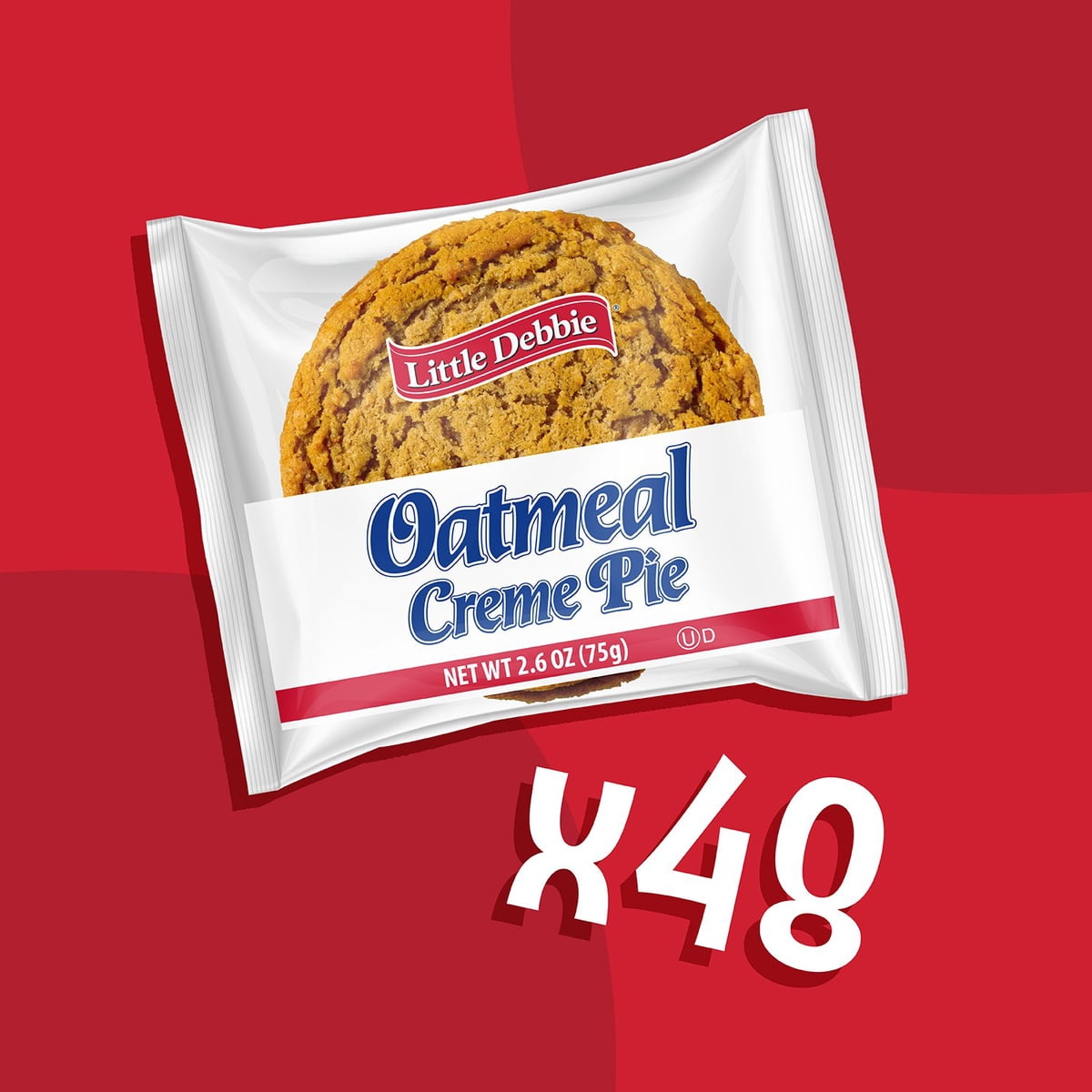미국직구 Little Debbie Oatmeal 37g / Little Debbie Oatmeal Creme Pies, 37g, 48 pk. 5