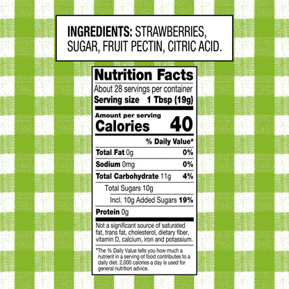 미국직구 스머커스 (3 pack)  Natural Strawberry Squeezable Fruit Spread, 19 oz
