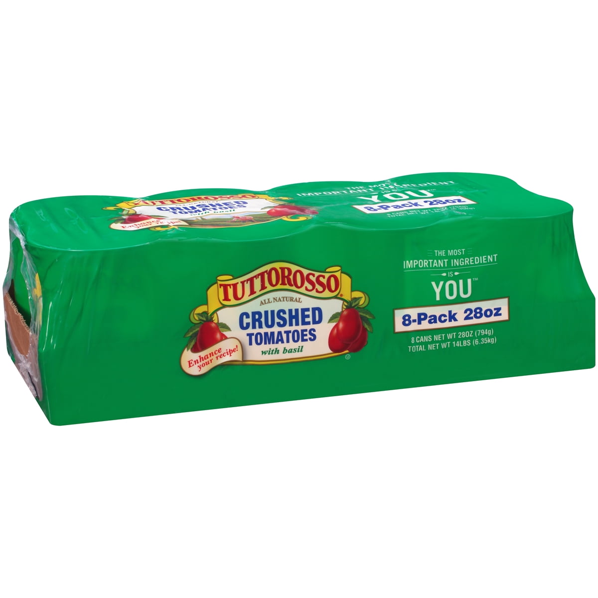 미국직구 Tuttorosso Crushed Tomatoes 794g / Tuttorosso Crushed Tomatoes with Basil, 794g, 8 pk 6