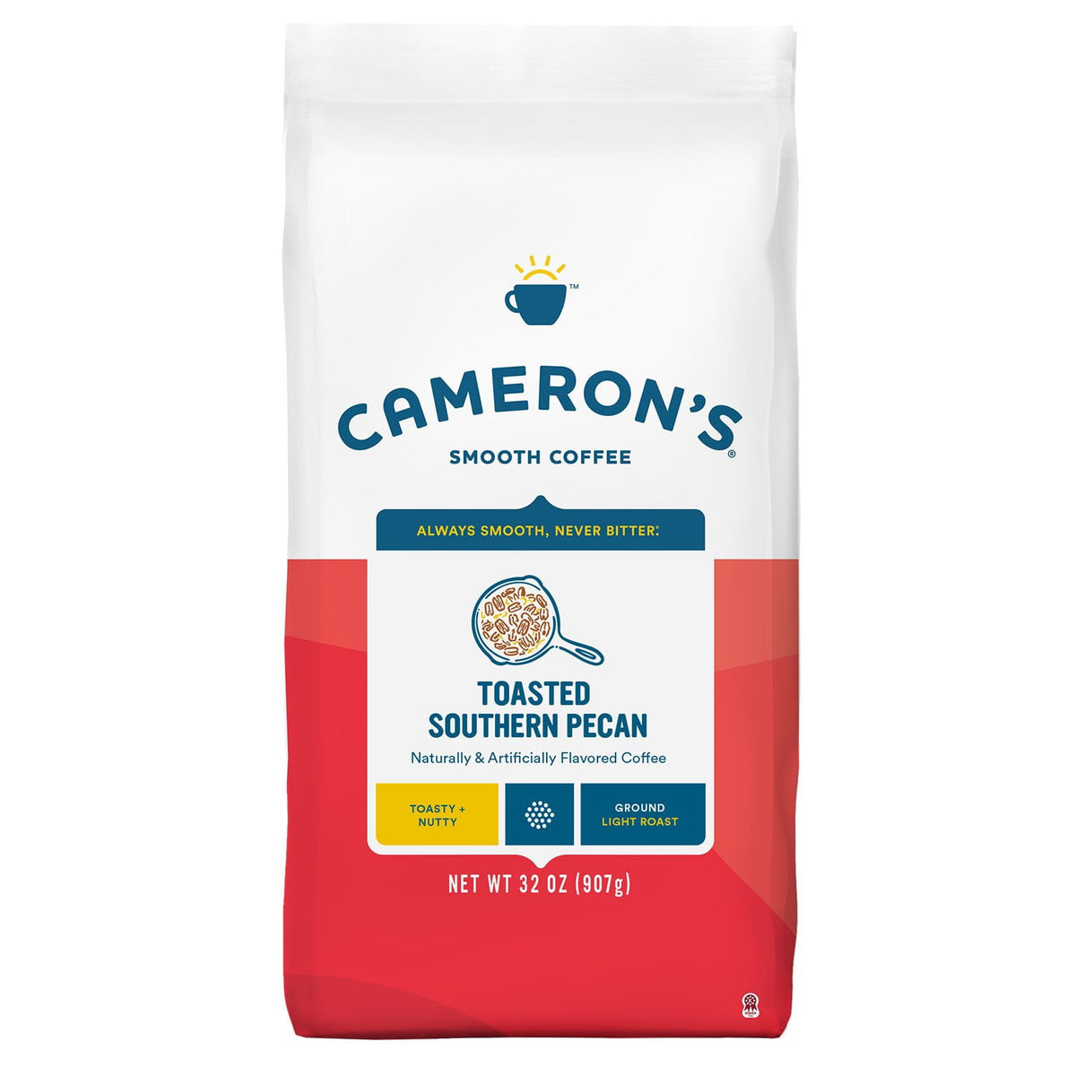 미국직구 Cameron's Light Roast 커피 907g / Cameron's Light Roast Ground Coffee, Toasted Southern Pecan 907 1