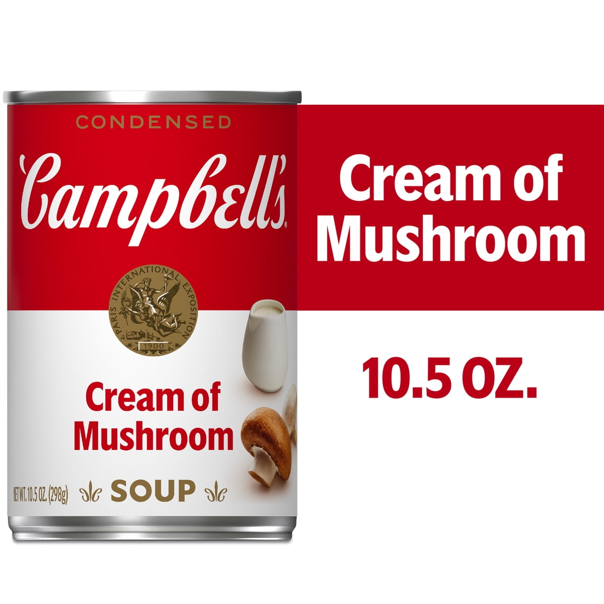 미국직구 Campbell's Condensed Cream 311ml 2팩 / Campbell's Condensed Cream of Mushroom Soup, 311ml Can, 2 1