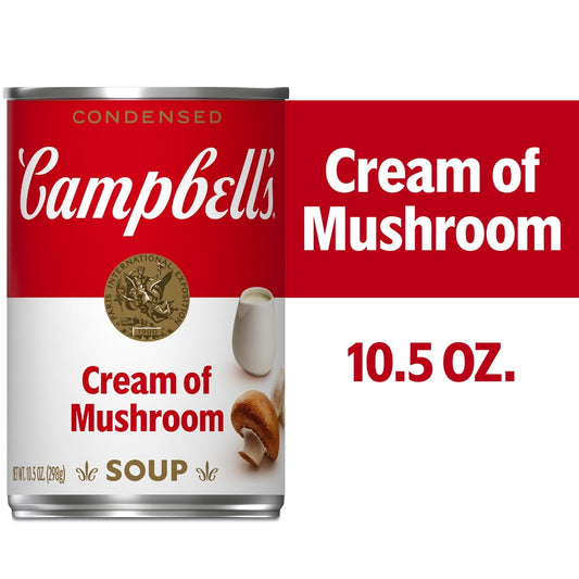 미국직구 Campbell's Condensed Cream 311ml 2팩 / Campbell's Condensed Cream of Mushroom Soup, 311ml Can, 2 1