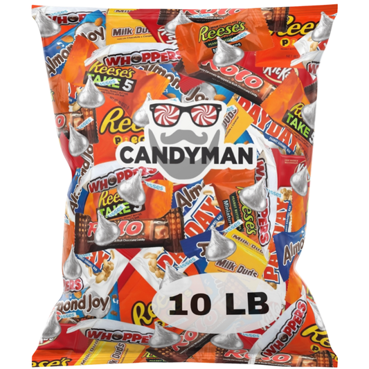 미국직구 CANDYMAN 10 Pound 초콜릿 / CANDYMAN 10 Pound Bag Mix of Chocolate, Individually Wrapped Assorted 1