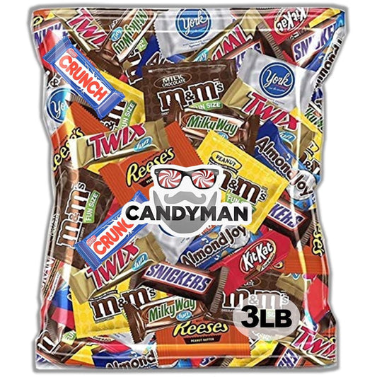 미국직구 CANDYMAN 초콜릿 / CANDYMAN Chocolate Candy Variety Pack - Fun & Mini Size Individually W 1