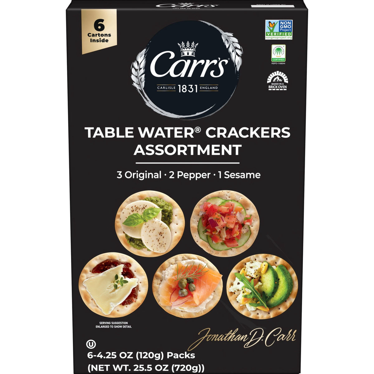 미국직구 Carr's Cracker 과자 120g 6팩 / Carr's Cracker Variety Pack, 120g, 6 ct. 1