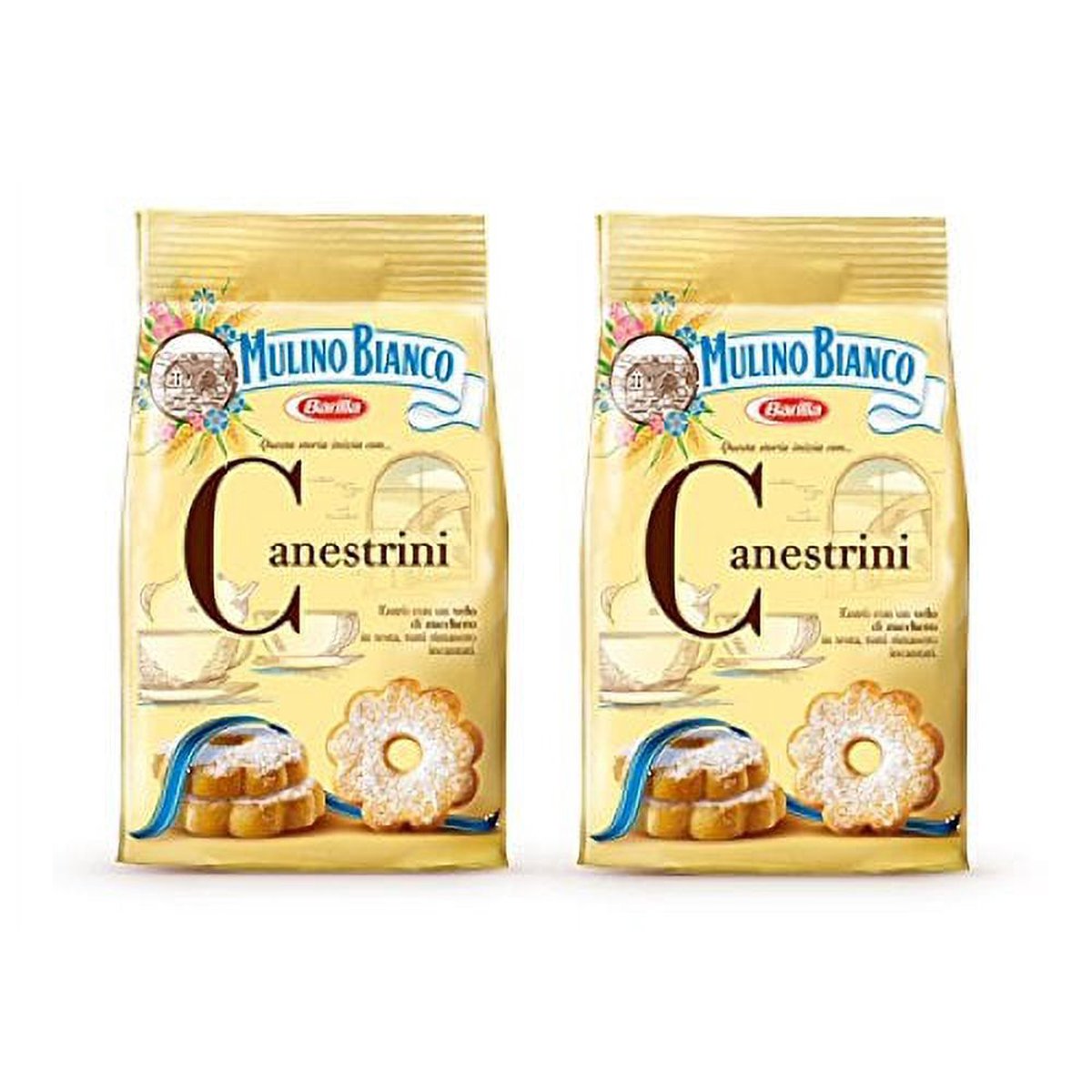미국직구 3x Mulino Bianco 과자 200g 2팩 / 3x | Mulino Bianco:"Canestrini" Biscuits With Icing Sug 2