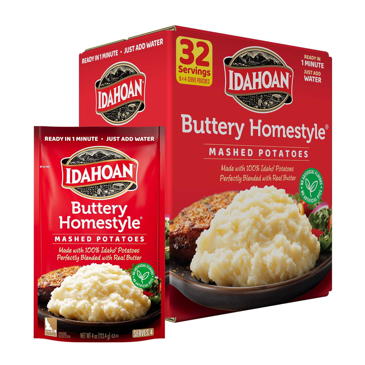 미국직구 Idahoan Buttery Homestyle 113g / Idahoan Buttery Homestyle Potatoes 113g, 8 pk. 1