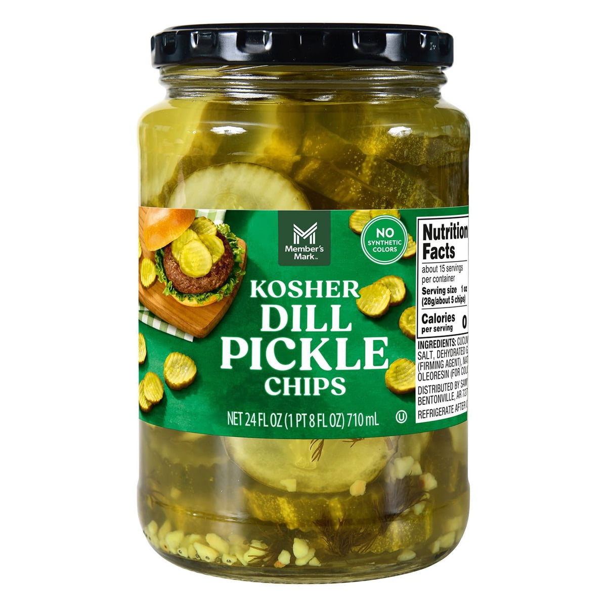 미국직구 멤버스마크 710ml / Member's Mark Kosher Dill Pickle Chips, 710ml, 2 pk. 4