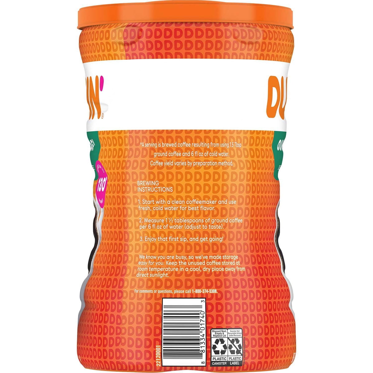 미국직구 Dunkin' Decaffeinated Medium 커피 1.1kg / Dunkin' Decaffeinated Medium Roast Ground Cof 5