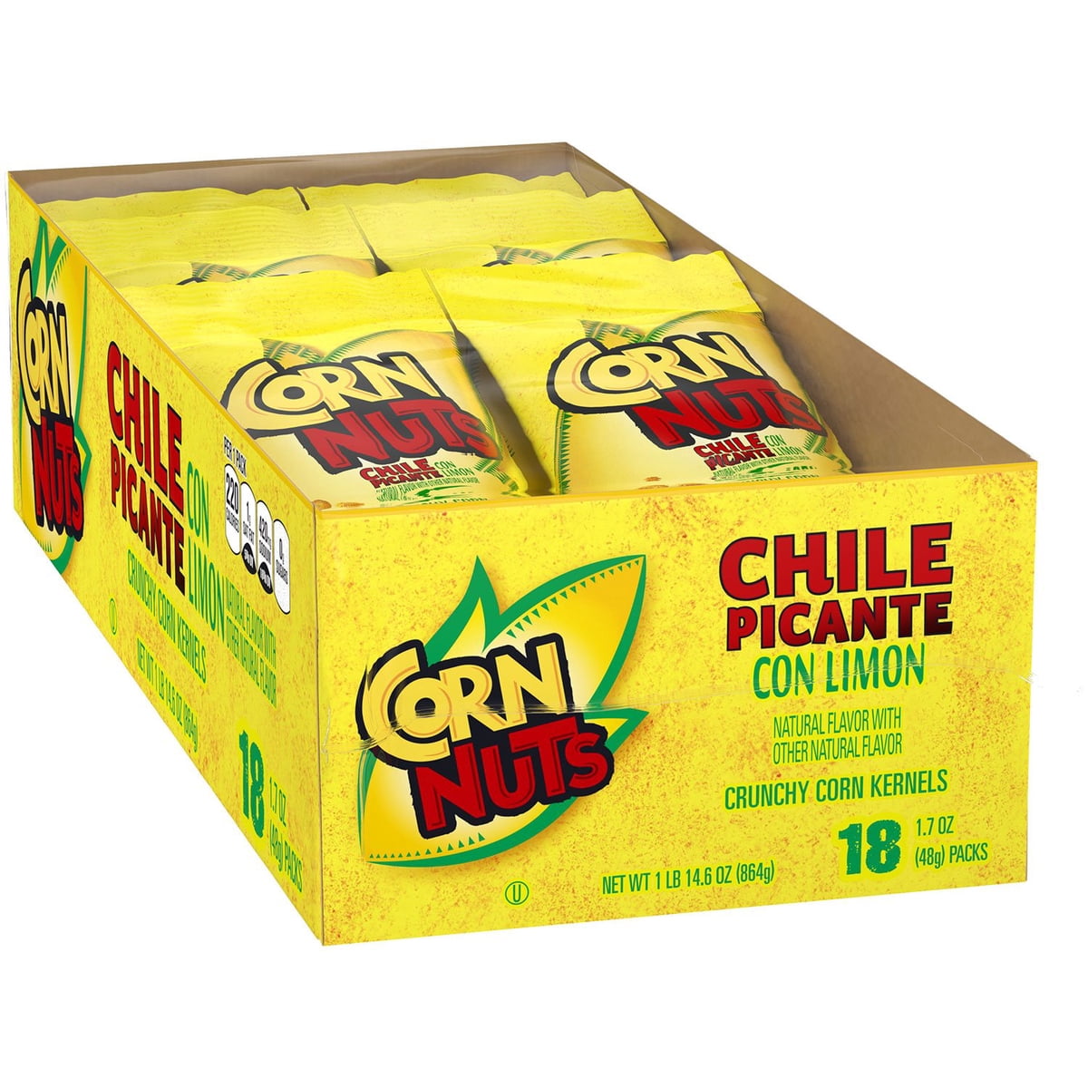 미국직구 Corn 견과 48g / Corn Nuts Chile Picante con Limon Crunchy Corn Kernels, 48g, 18 pk. 2