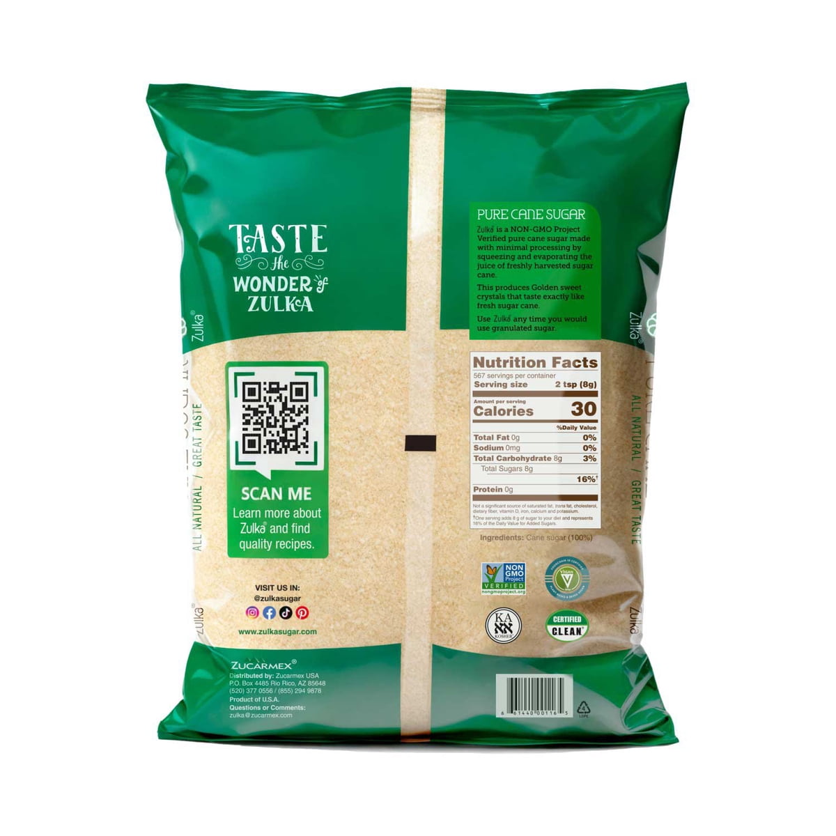 미국직구 Zulka Pure Cane / Zulka Pure Cane Sugar 10 lbs. 2