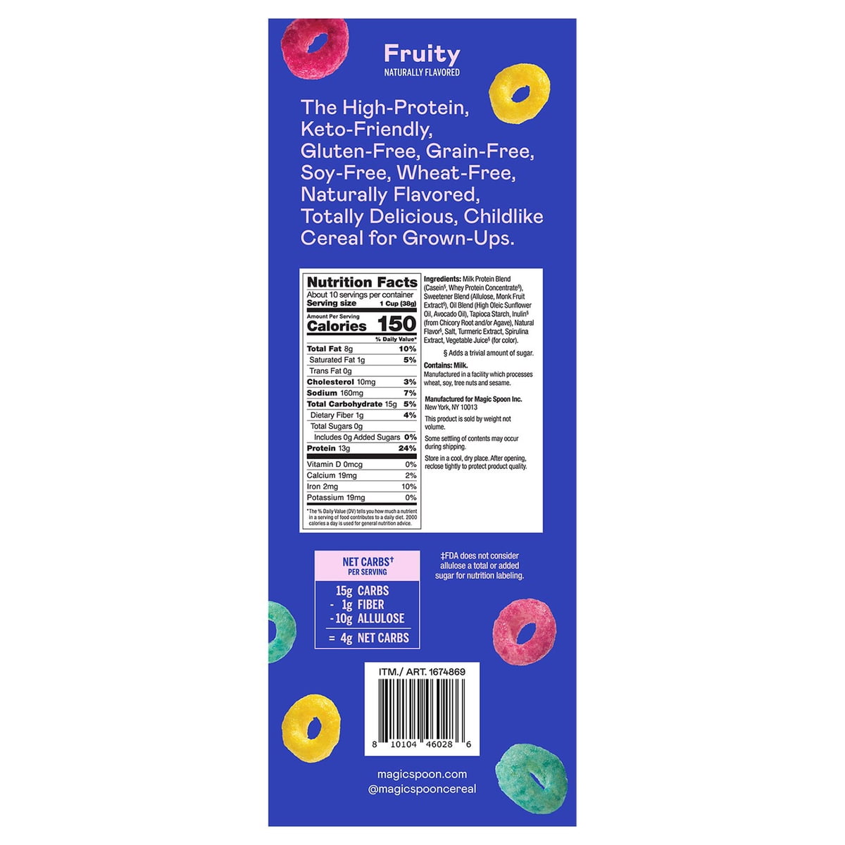 미국직구 Magic Spoon Fruity 397g / Magic Spoon Fruity Cereal, 397g 3