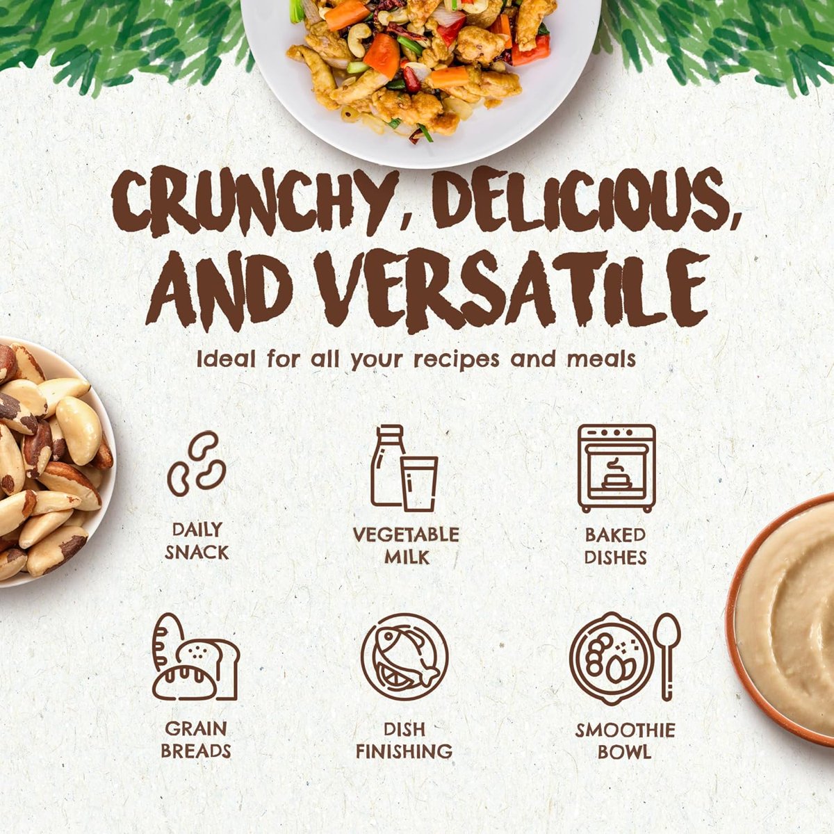 미국직구 Forest Up 견과 425g / Forest Up Organic Brazil Nuts 425g Raw Whole Unsalted Kosher Glut 3