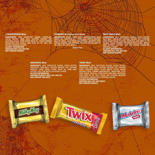 미국직구 Mars Halloween 캔디 2.4kg / Mars Halloween Variety Pack Mini & Fun Size Assorted Candy, 2
