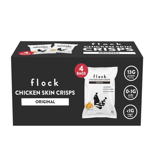 미국직구 Flock 71g / Flock 13g Chicken Skin Crisps Original, 71g, 4 pk. 1