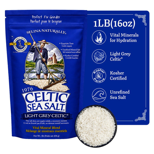 미국직구 Celtic Sea Salt / Celtic Sea Salt Light Grey Sea Salt Resealable Bag Kosher Certified 1 1