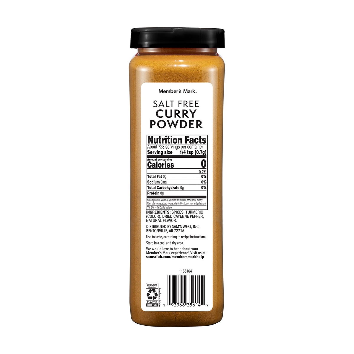 미국직구 멤버스마크 510g / Member's Mark Salt-Free Curry Powder, 510g 2