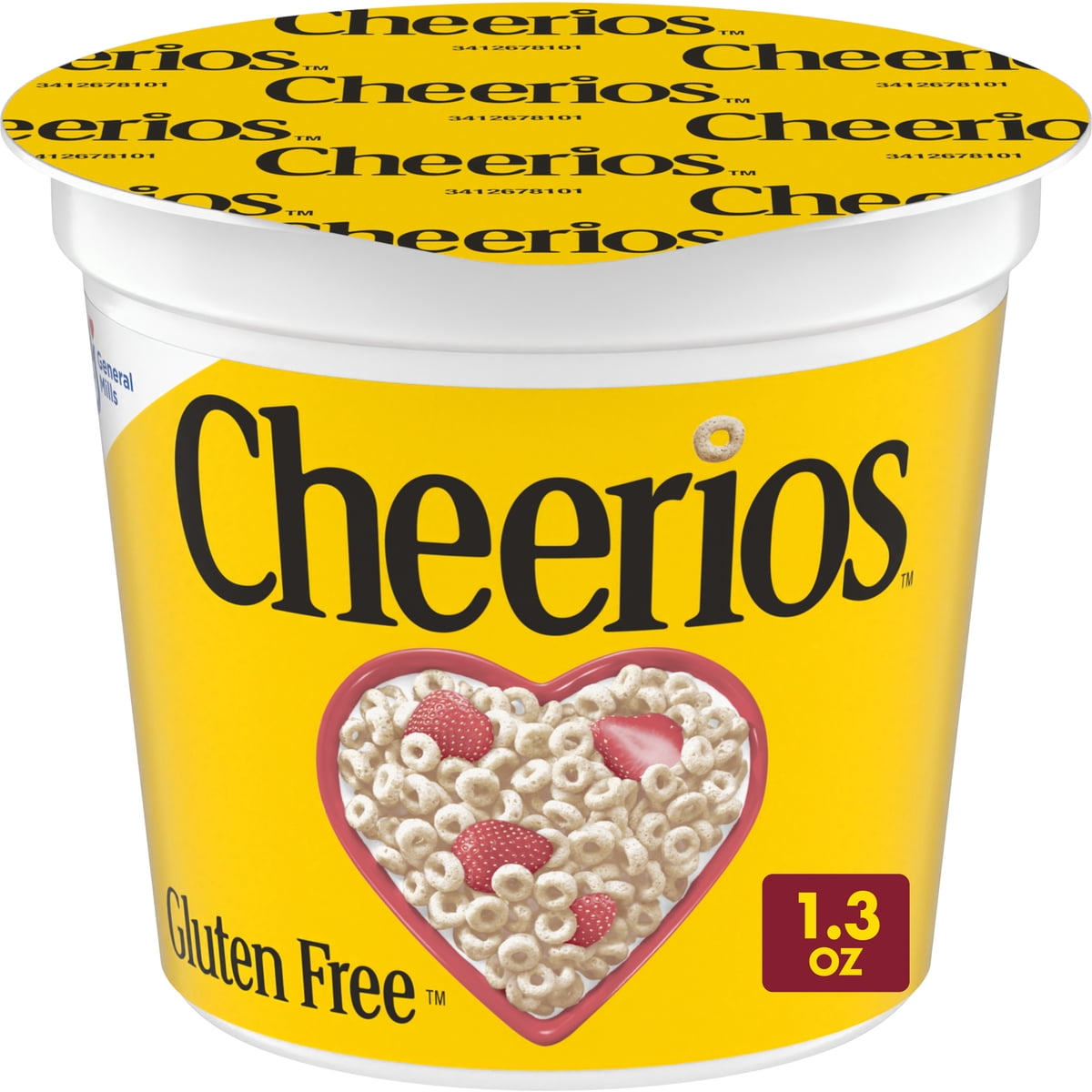 미국직구 Cheerios Breakfast Cereal 37g 2팩 / Cheerios Breakfast Cereal Cup, Gluten Free, Single Serve Cer 1