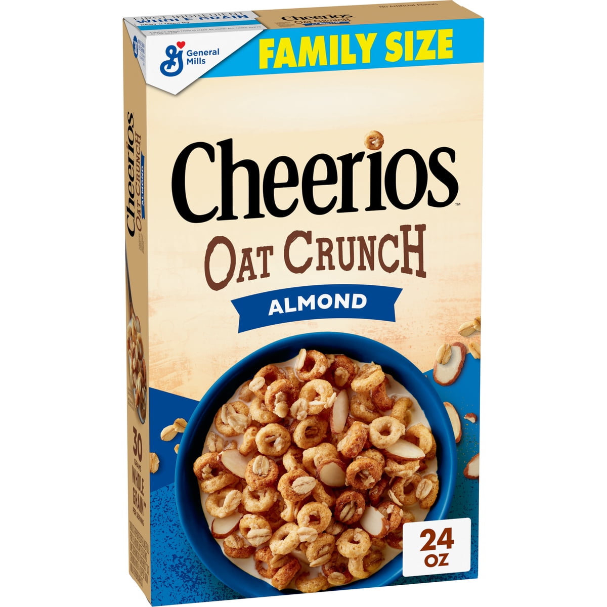 미국직구 Cheerios Oat Crunch 견과 680g 2팩 / Cheerios Oat Crunch Almond Breakfast Cereal Made With Whole Gr 1