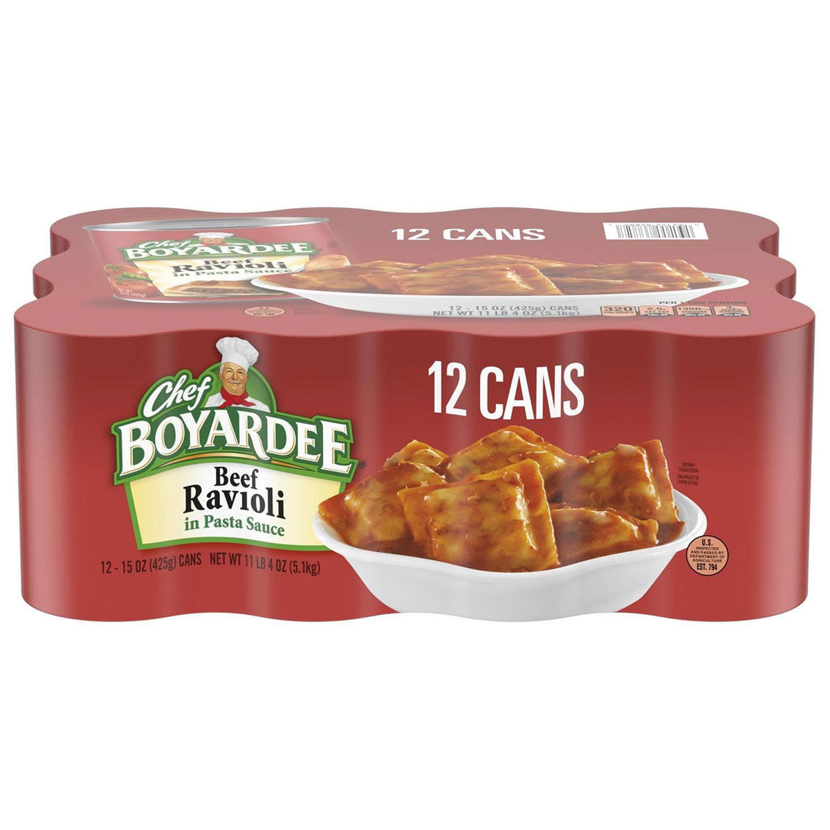 미국직구 Chef Boyardee Beef 425g / Chef Boyardee Beef Ravioli 425g, 12 pk. 1