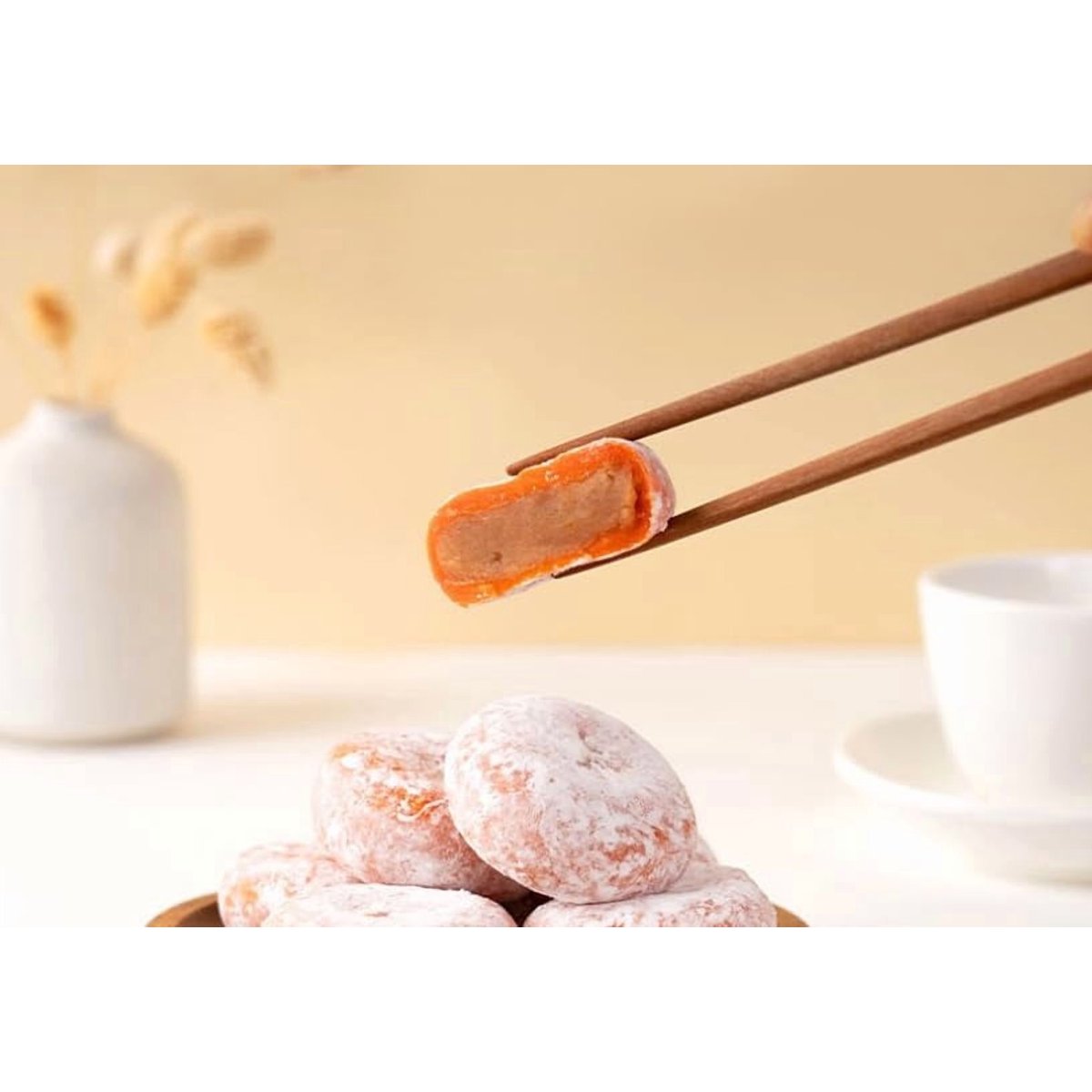미국직구 Cheongdo Soft Persimmon 60g / Cheongdo Soft Persimmon Rice Cake, Korean Glutinous Rice Mochi De 1