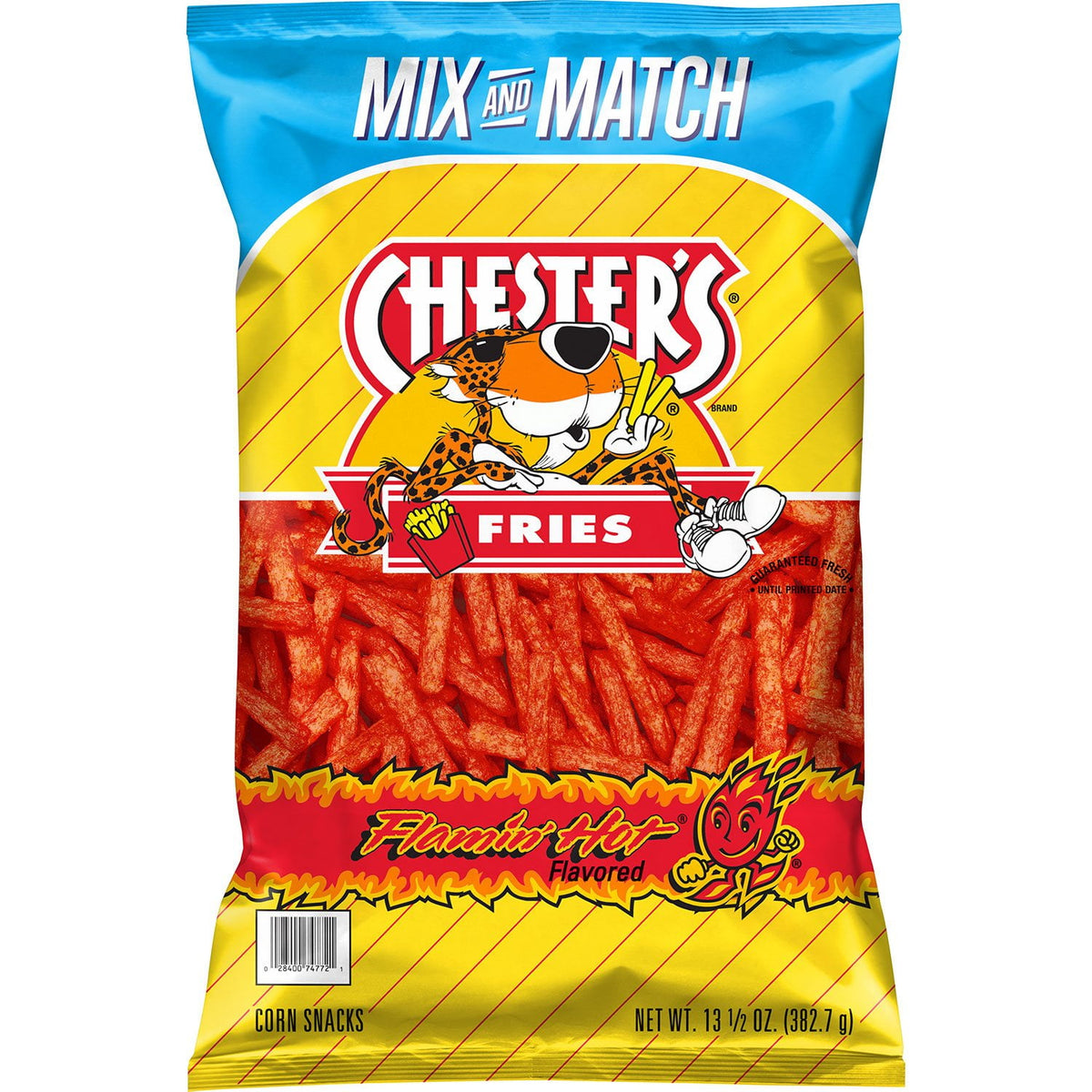 미국직구 Chester's Fries Flamin' 383g / Chester's Fries Flamin' Hot Corn & Potato Snacks, 383g 1