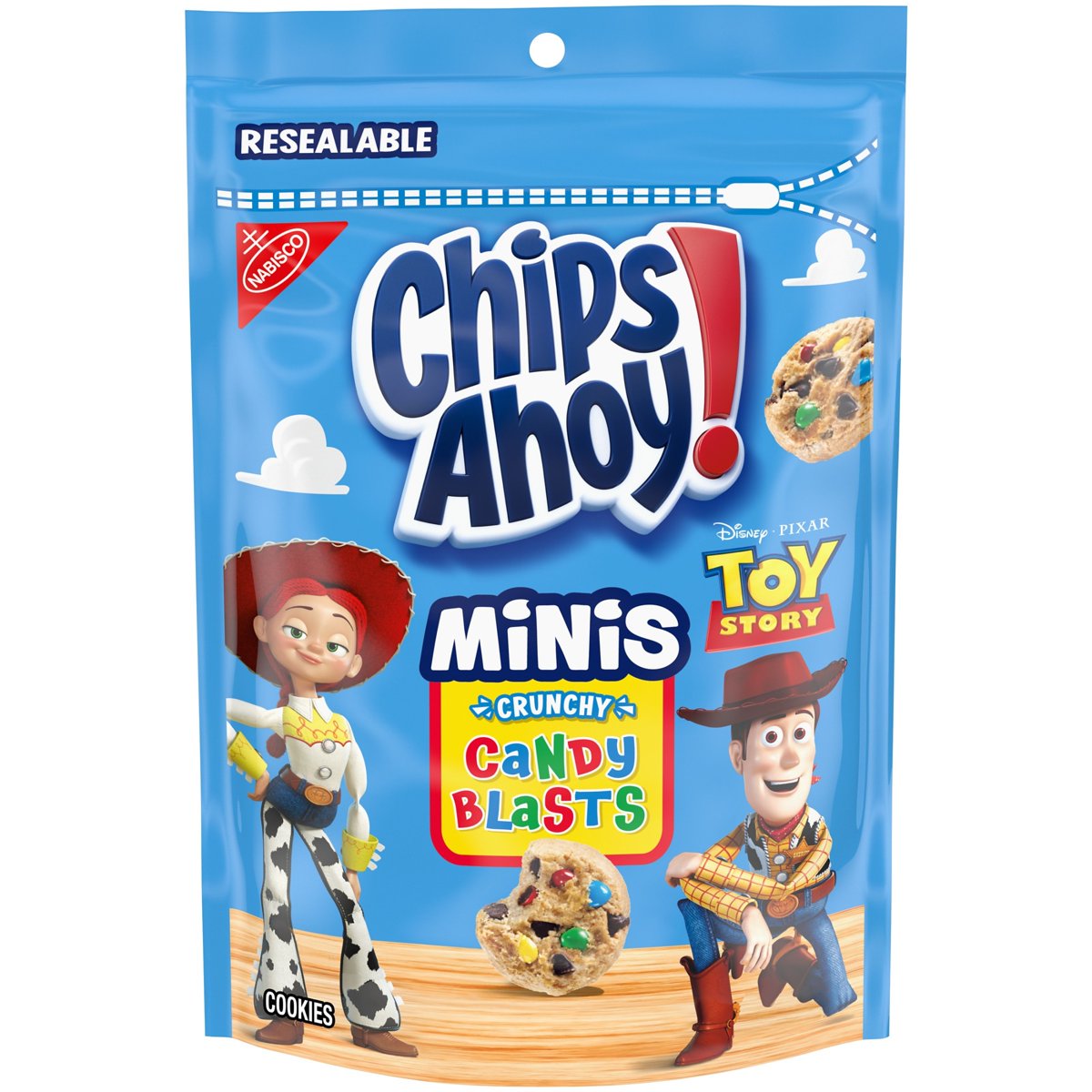 미국직구 CHIPS AHOY Minis 초콜릿 198g / CHIPS AHOY! Minis Candy Blasts Fudgy Chocolate Chip Cookies, 198g 1