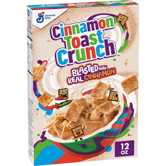 미국직구 Cinnamon Toast Crunch 340g 2팩 / Cinnamon Toast Crunch Breakfast Cereal Crispy Cinnamon Cereal 3 1