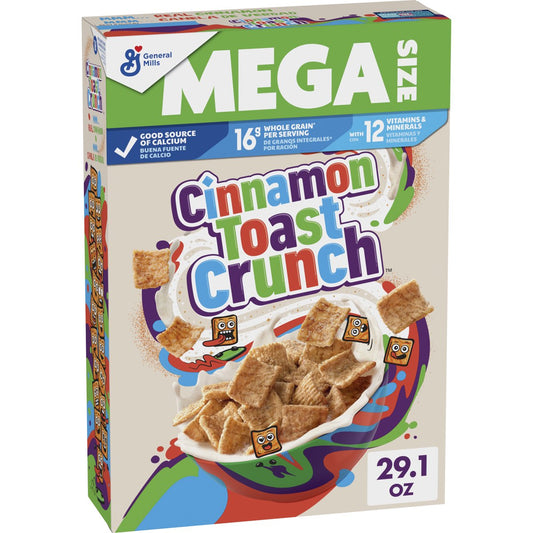 미국직구 Cinnamon Toast Crunch 825g 2팩 / Cinnamon Toast Crunch Breakfast Cereal, Crispy Cinnamon Cereal, 1