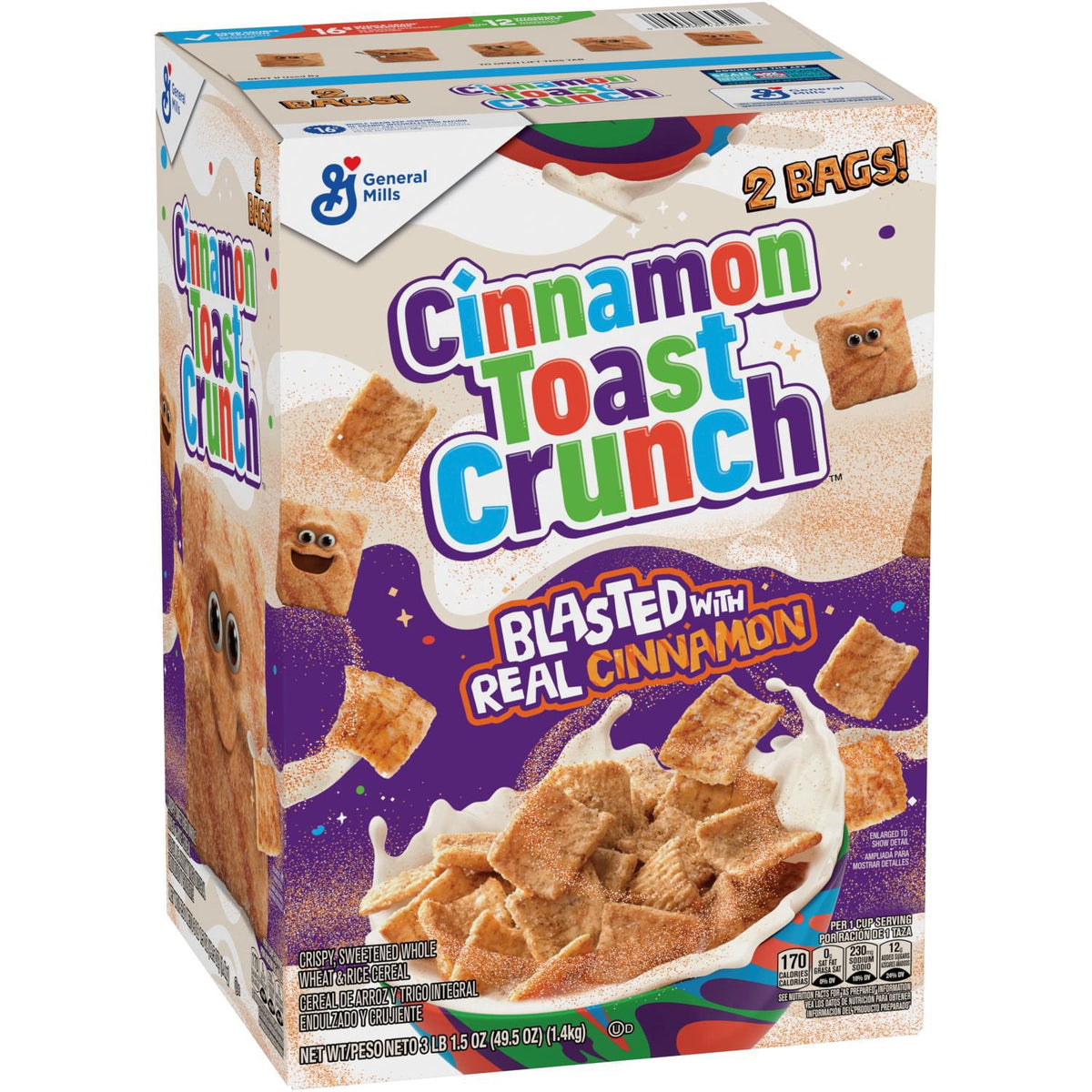 미국직구 Cinnamon Toast Crunch 1.4kg / Cinnamon Toast Crunch Cereal, 1.4kg 1