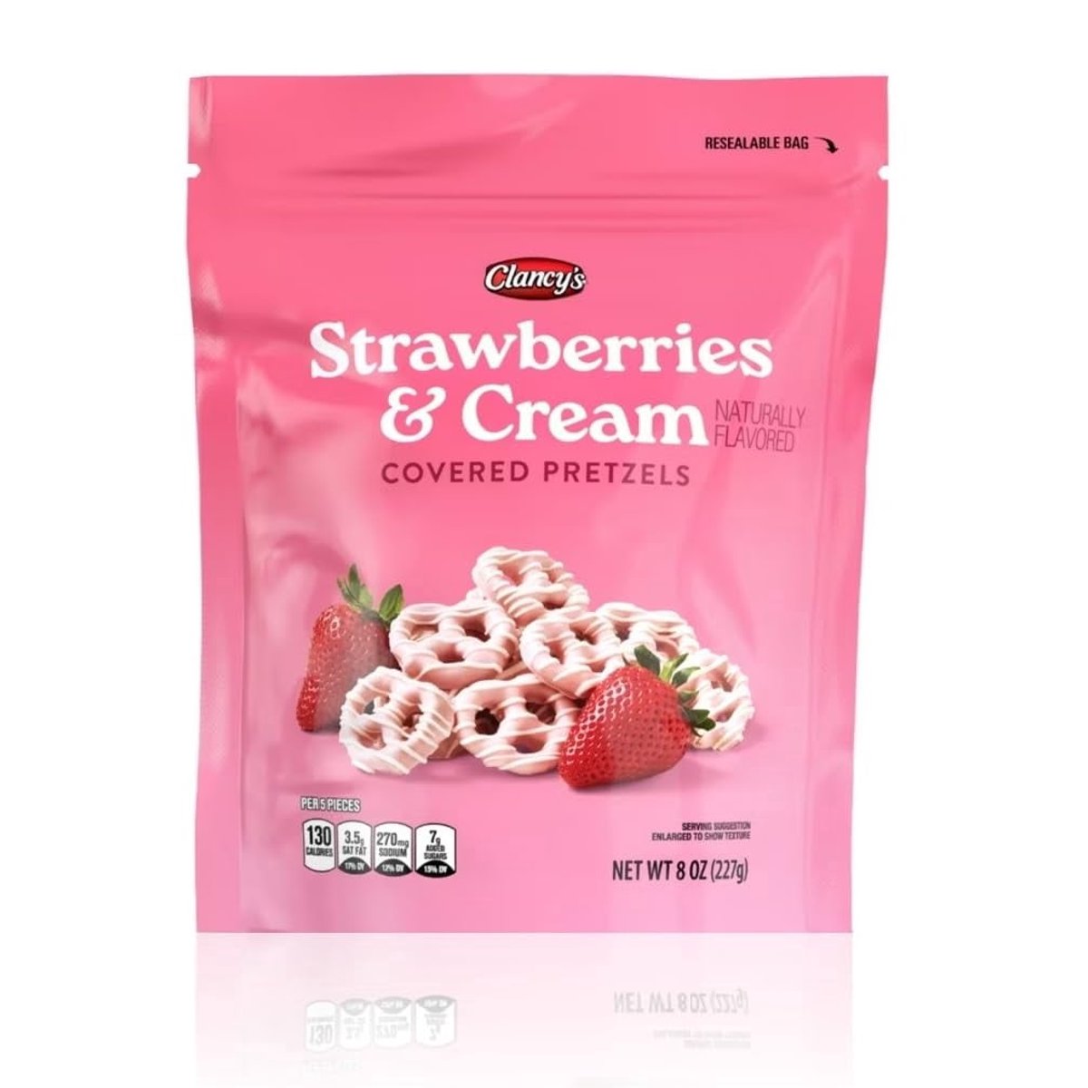 미국직구 Clancy's Strawberries and 237ml / Clancy's Strawberries and Cream Pretzels, 237ml 1