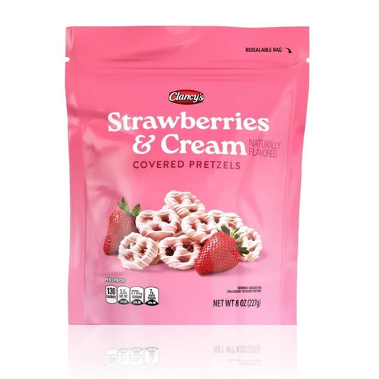 미국직구 Clancy's Strawberries and 237ml / Clancy's Strawberries and Cream Pretzels, 237ml 1