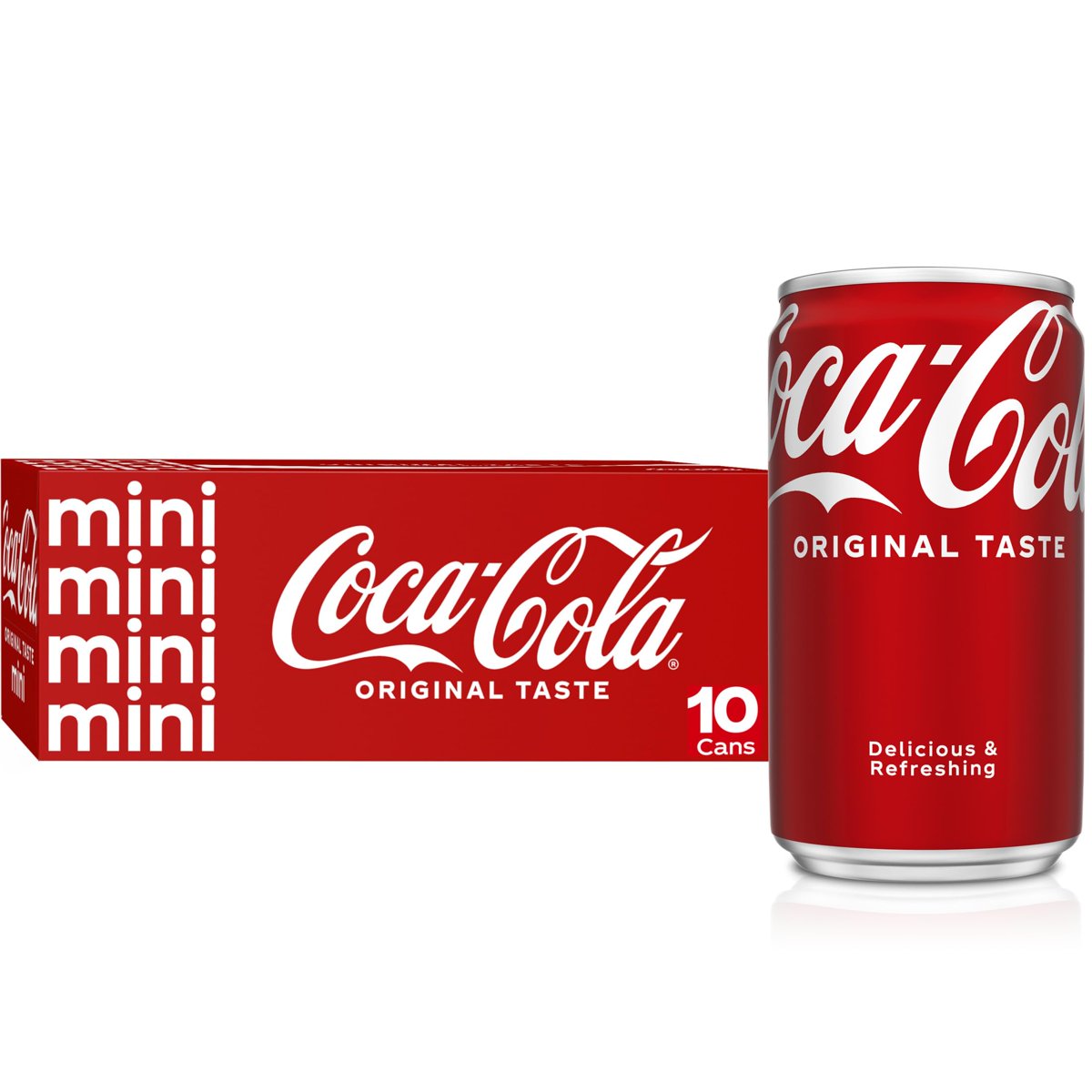 미국직구 Coca-Cola 222ml 2팩 / Coca-Cola Original Taste Mini Soda Can 10 pk / 222ml - Pack of 2 1